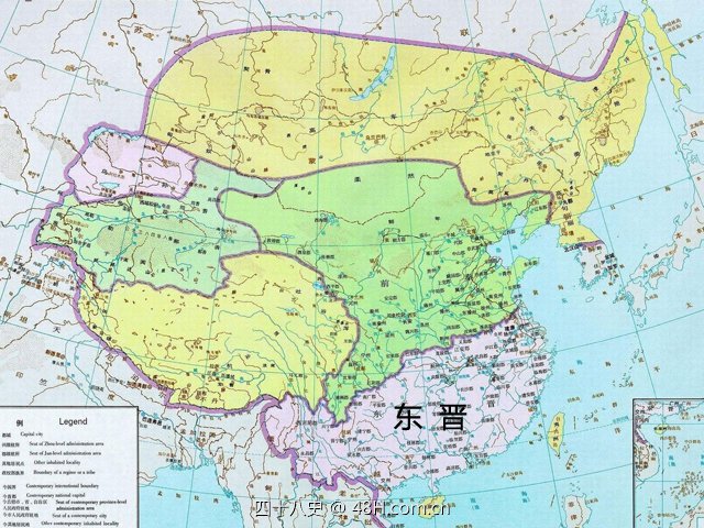 东晋地图