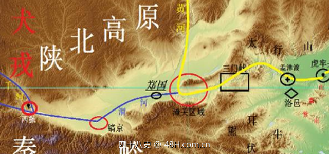 郑国的地理位置如何，为何春秋时期大半的仗都和它有关