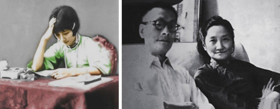 陆小曼，1903年11月7日出生于上海，作家、画家、翻译家。陆小曼有过三段婚姻：第一任丈夫王赓，第二任丈夫徐志摩，第三任丈夫翁瑞午。1965年4月3日，陆小曼在上海华东医院病逝。图为陆小曼晚年时和翁瑞午的合影。