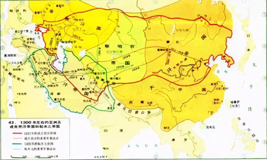 蒙古帝国征战